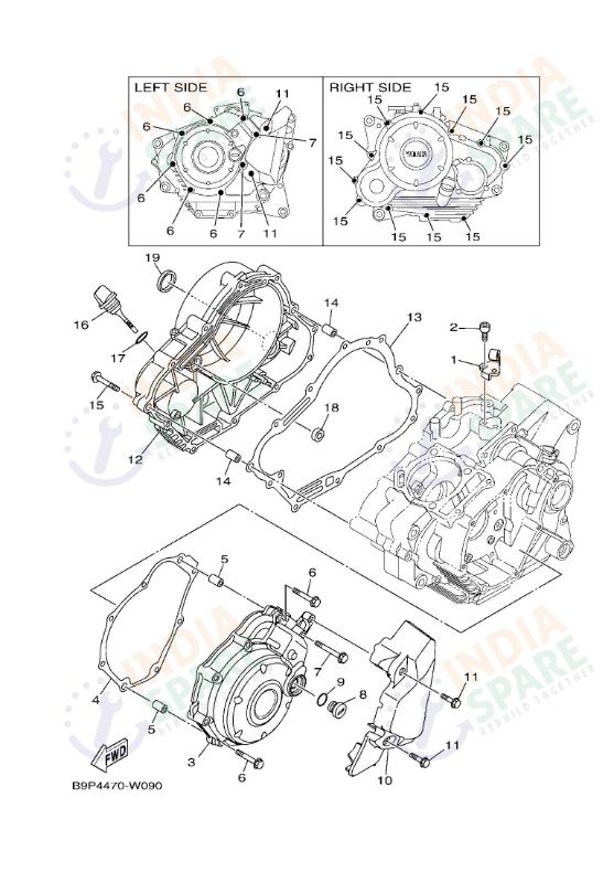 CRANKCASE COVER 1